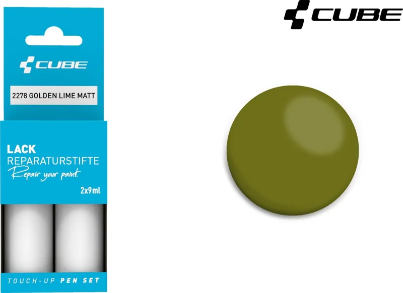 Cube Touch Up Pen Set - Golden Lime Matt 2278